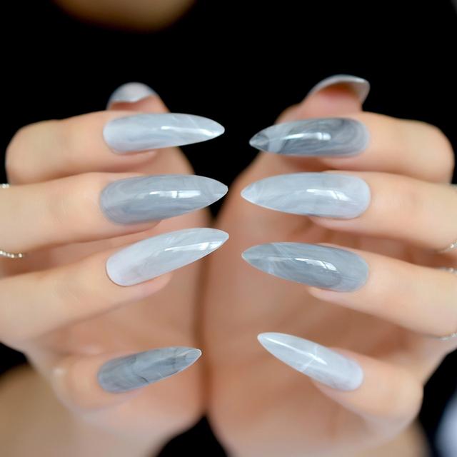Artificial Marble Nail Tips