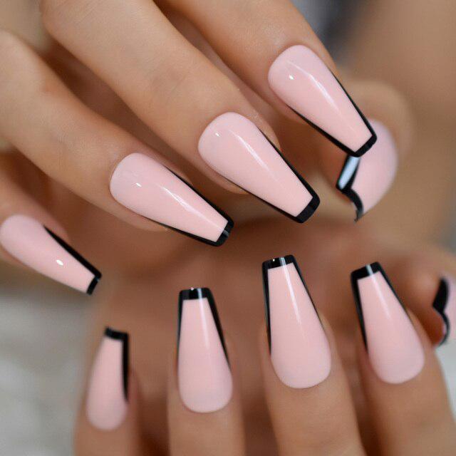 Coffin Long Nails