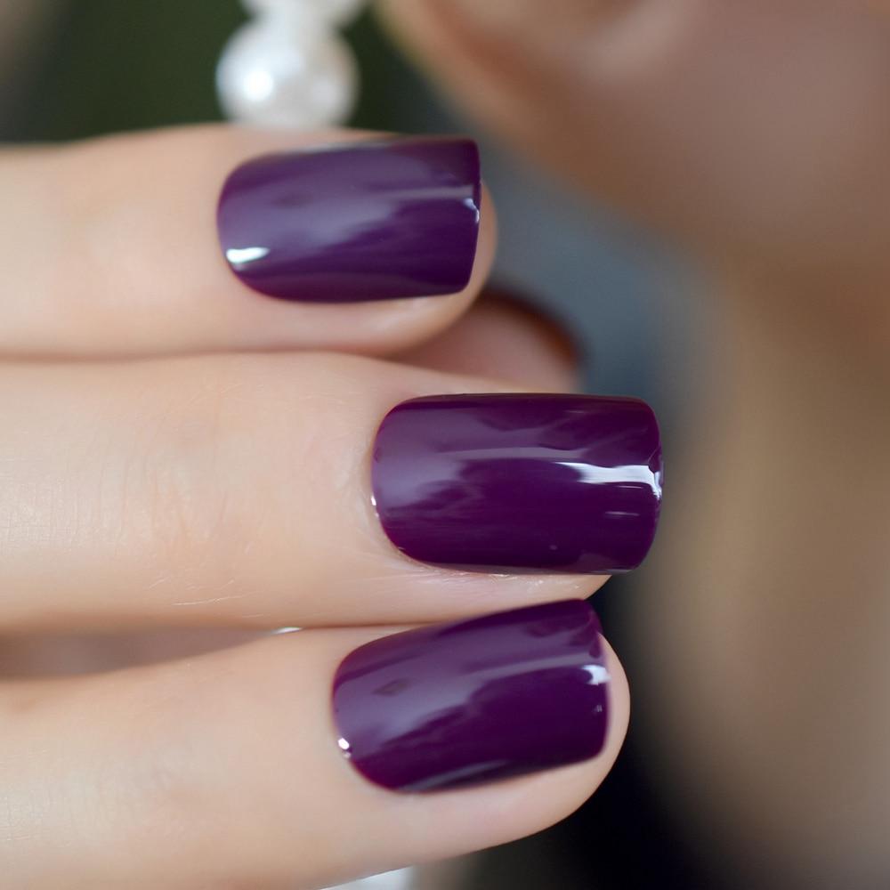 Elegant Purple Nail Tools