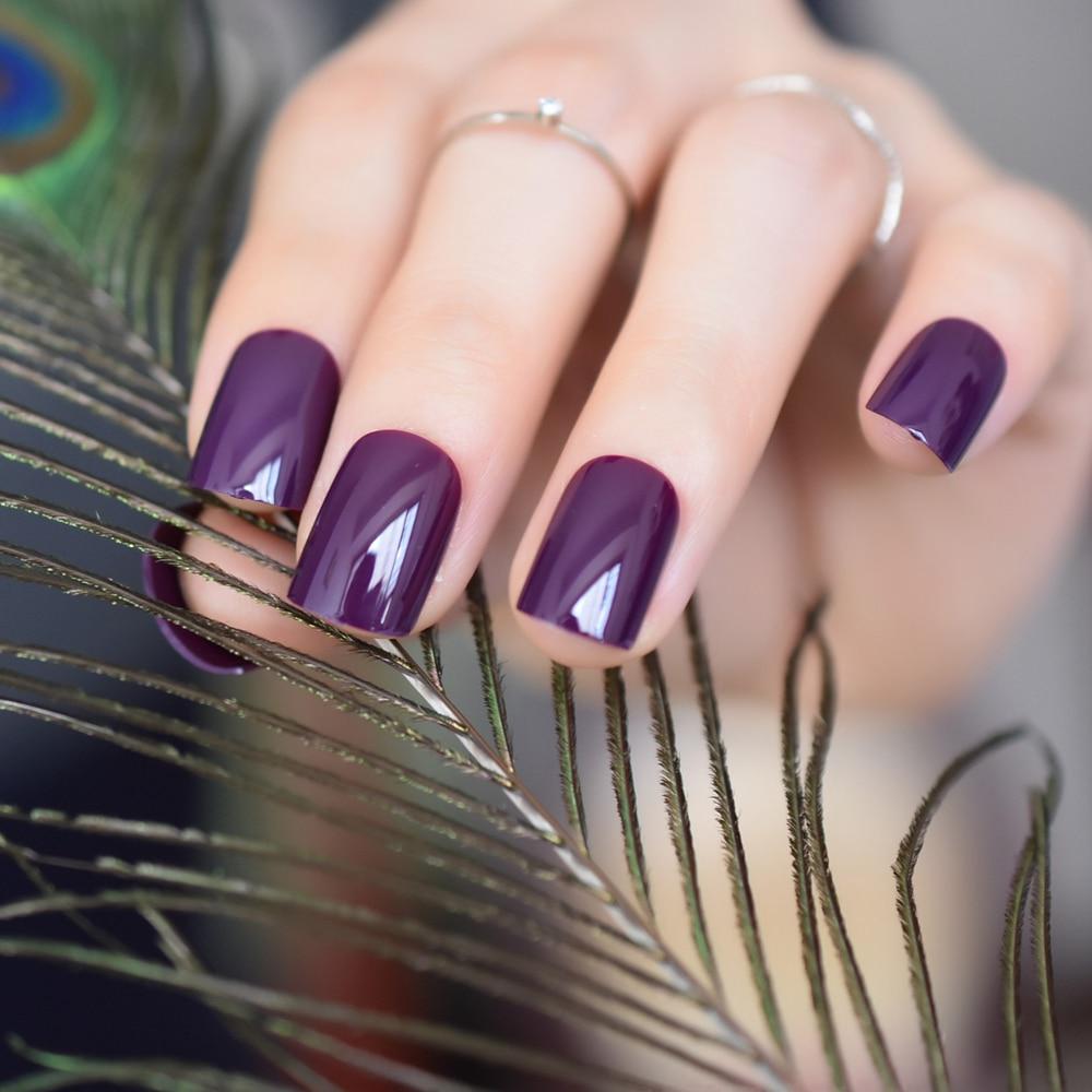 Elegant Purple Nail Tools