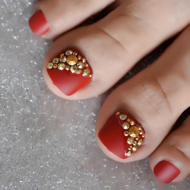 Marble 3d Decoration Artificial Toe Nail