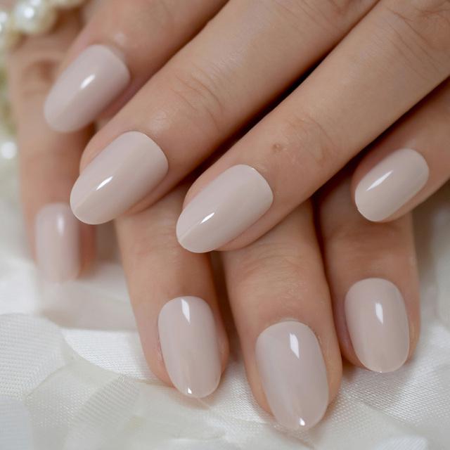 Nude Polarized Colorful Artificial Nail Tips