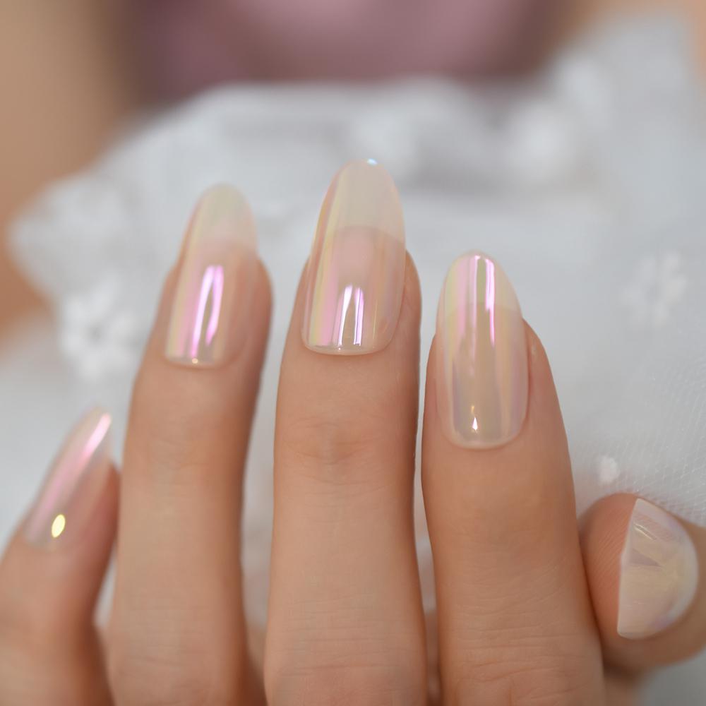 Nude Polarized Colorful Artificial Nail Tips