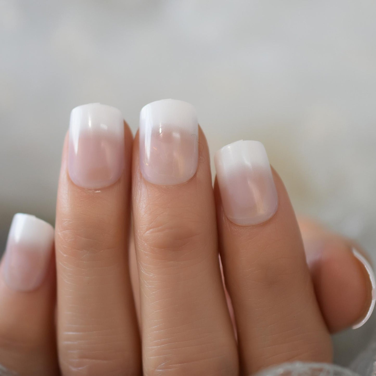 Nude Color Fake Nails