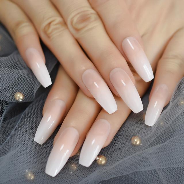 Pink Color Artificial Nail Tips