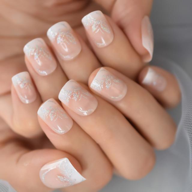 Press-On Nails French Manicure - Medium Nails – MCoBeauty
